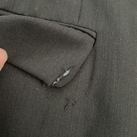 Joseph & Feiss Mens Black‎ 100% Classic Worsted Wool Blazer/Sports Coat Size 44R - Picture 5 of 14